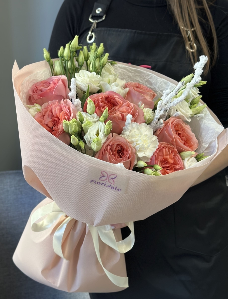 Классический букет Фаер: лучше, чем огоньки в ее директе Цветы, Букеты, Подарки, Сладости в Тель-Авив с доставкой