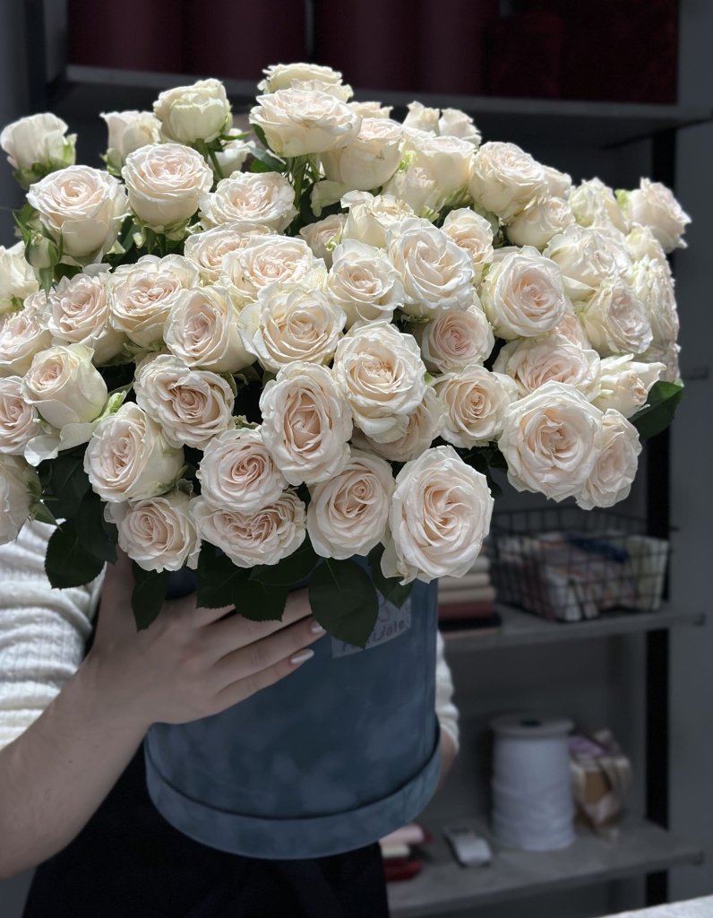 Композиция в коробке Матен: пробуждение красоты Цветы, Букеты, Подарки, Сладости в Тель-Авив с доставкой