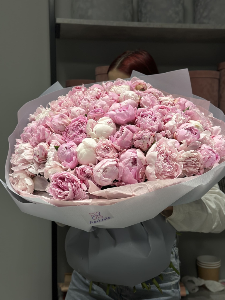 Букет пионов Флориан: нежность в каждом цветке Цветы, Букеты, Подарки, Сладости в Тель-Авив с доставкой